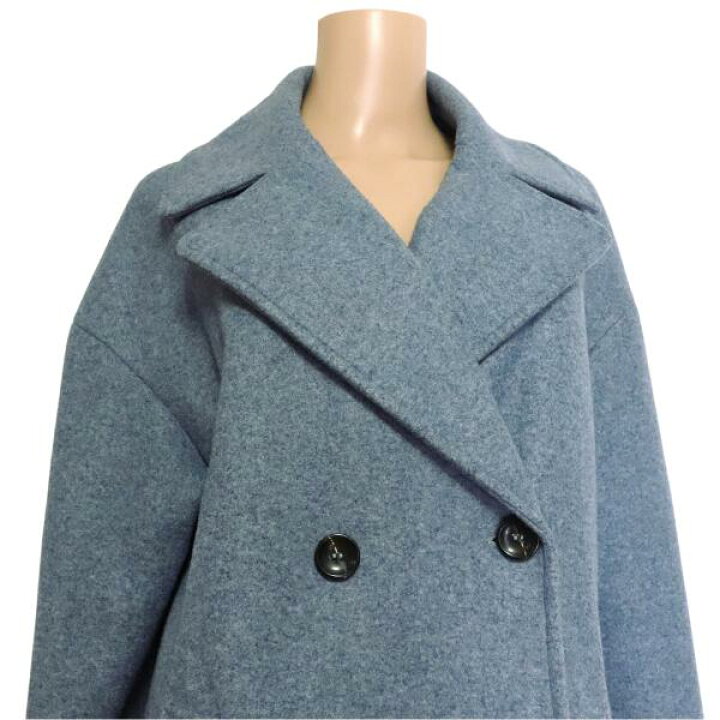 楽天市場】美品【中古】ザラ ZARA ピーコート ロングコート コート