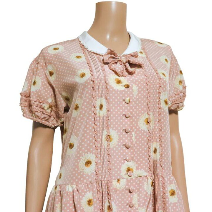 楽天市場】美品【中古】ピンクハウス PINK HOUSE フレアワンピース  