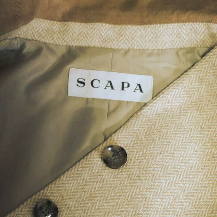 楽天市場】美品【中古】スキャパ SCAPA テーラードジャケット 大きい 