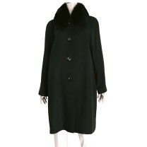 楽天市場】カシミア フォックスファー ロングコートの通販