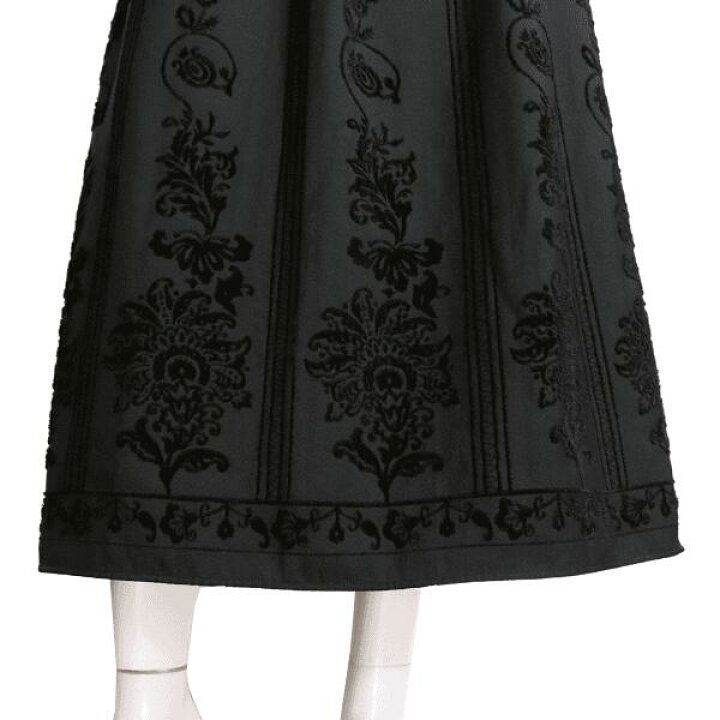 楽天市場】美品【中古】カルヴェン CARVEN フレアスカート ロング 