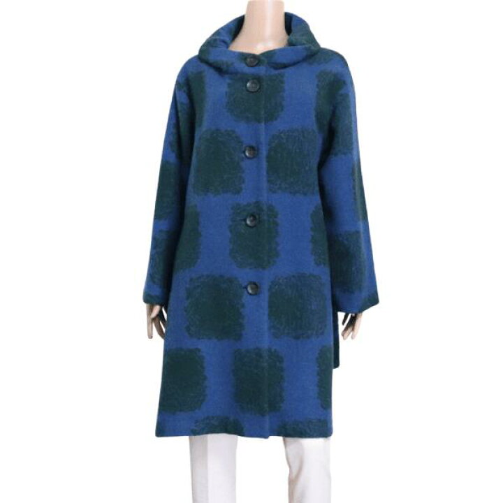 楽天市場】美品【中古】慈雨 センソユニコ ウールコート ロングコート 
