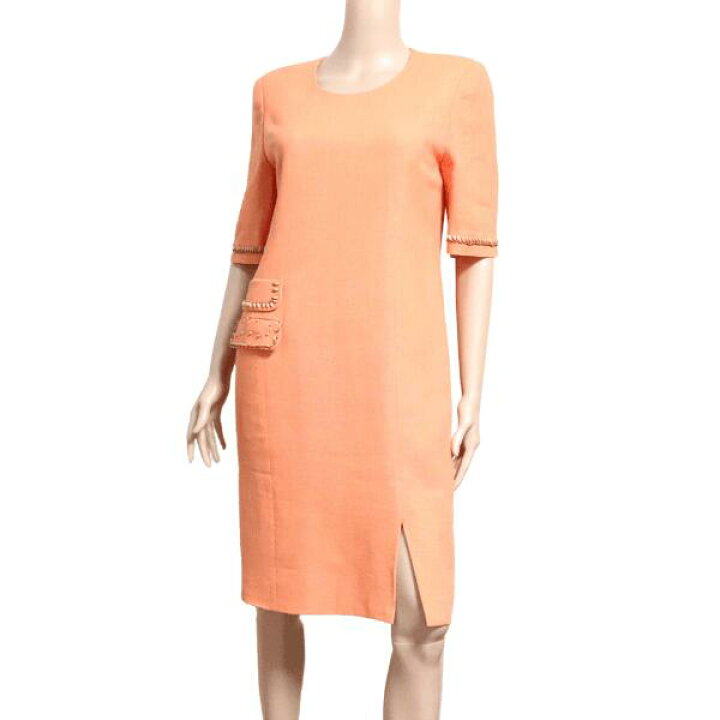 楽天市場】美品【中古】ダナパリ DANA PARIS タイトワンピース リネン 