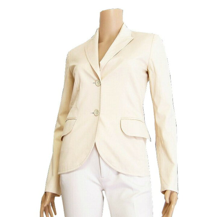 楽天市場】美品【中古】エスカーダ ESCADA SPORT ベージュ ピンスト地  