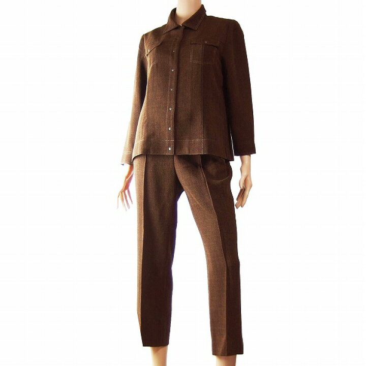 楽天市場】美品【中古】レリアン Leilian 素敵パンツスーツ 表記9号(38  