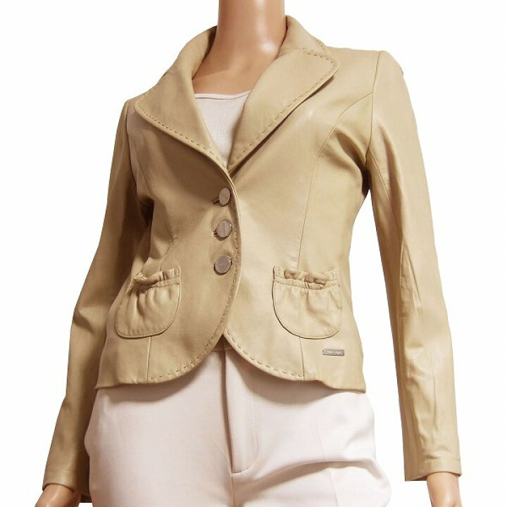 楽天市場】美品【中古】クレージュ courreges 素敵レザージャケット  