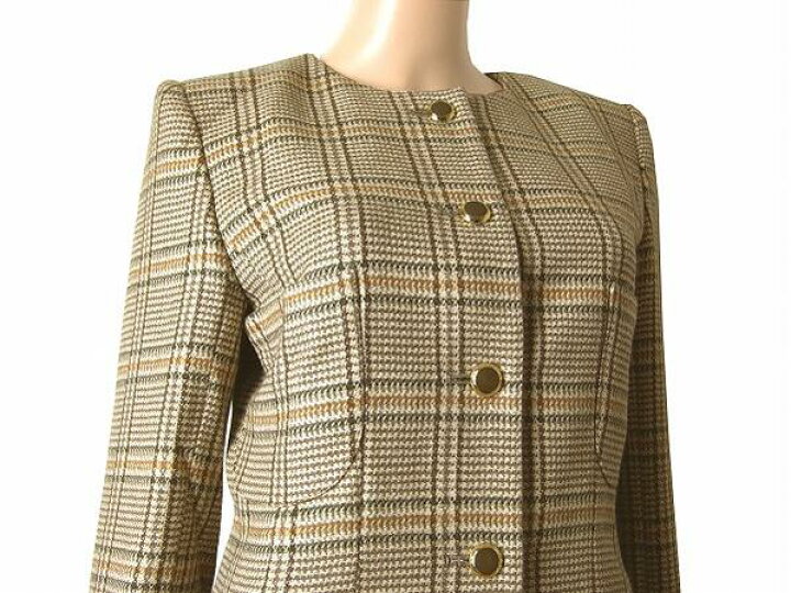 楽天市場】新品同様【中古】ウンガロ ungaro 大人ツイードスカート 