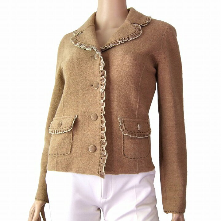 楽天市場】美品【中古】ランバンコレクション LANVIN フリルジャケット  