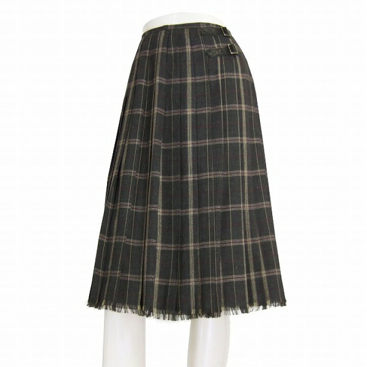 楽天市場】美品【中古】インゲボルグ INGEBORG プリーツスカート 