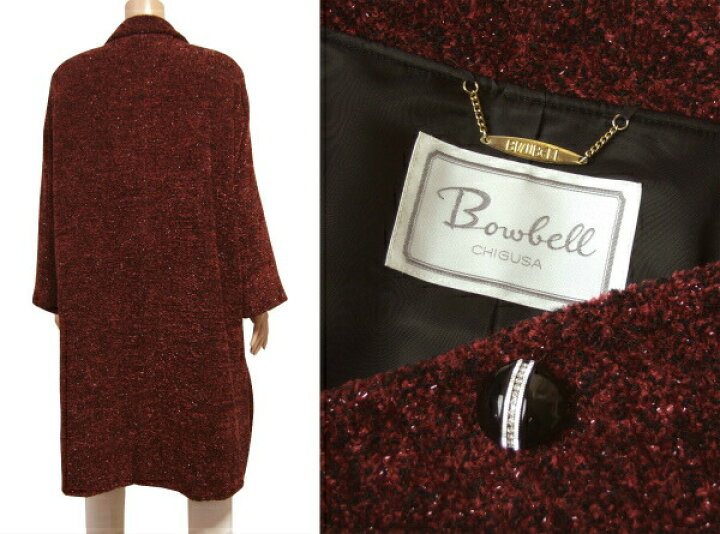 楽天市場】美品【中古】ちぐさボーベル Bowbell 大人な美形コート  