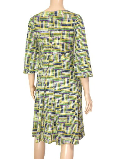 楽天市場 中古 シビラ Sybilla ドット柄ワンピース 表記ｍ 9号相当 緑 グリーン 毛ウール100 7分袖 ペチコートワンピース付 春秋向け レディース ブランド古着 フルフルマーケット