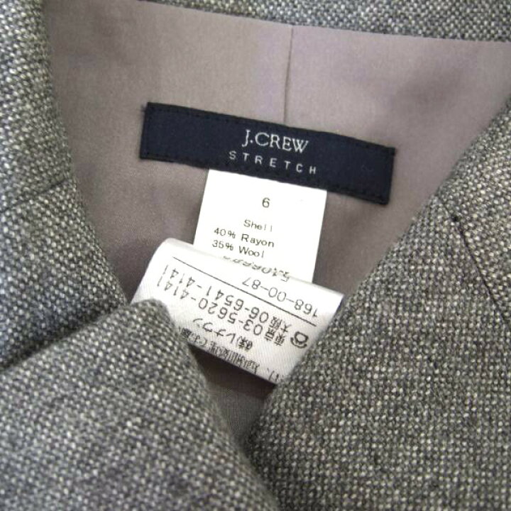 楽天市場】美品【中古】ジェイクルー J CREW テーラードジャケット 