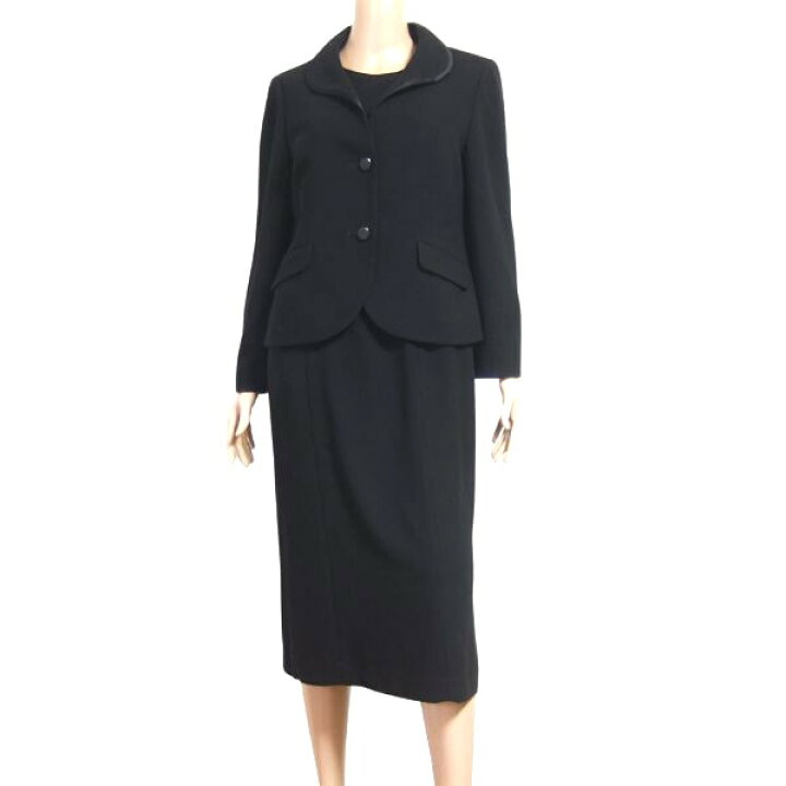 楽天市場】美品【中古】東京ソワール SOIR PERLE ブラックフォーマル  