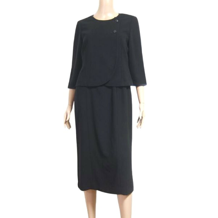 楽天市場】美品【中古】東京ソワール SOIR PERLE ブラックフォーマル  