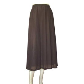 美品【中古】ロイスクレヨン Lois CRAYON フレアスカート 表記 М 9号 38号 相当 古着 茶 ブラウン レディース 春夏 春 夏 ボトムス 薄手 透け感 ミモレ丈 日本製 大人 女性 20代 30代 40代