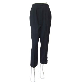美品【中古】レリアン Leilian テーパードパンツ ウールパンツ 表記 9号 М 38号 相当 古着 黒 ブラック レディース 春 夏 春夏 シンプル 毛100 ウール オフィス 通勤 大人 女性 50代 60代