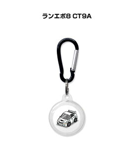 AirTagケース 車 鍵 TPU 透明 クリア AirTag エアタグ エアタグカバー エアタグケース Apple iPhone 保護 紛失防止 GPS 保護ケース ミツビシ ランエボ8 CT9A 送料無料