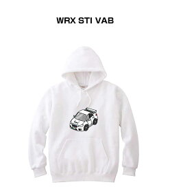 パーカー 車好き プレゼント 車 メンズ 誕生日 彼氏 イベント クリスマス 男性 シンプル かっこいい スバル WRX STI VAB 送料無料