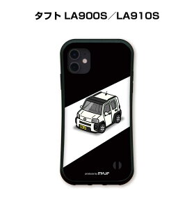 グリップケース スマホケース iPhone16 iPhone16e iPhone16 Plus iPhone16 Pro iPhone16 Pro Max iPhone15系 iPhone14系 車 車好き 祝い 納車 TPUケース 耐衝撃 ダイハツ タフト LA900S/LA910S 送料無料