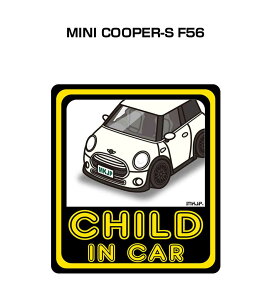 CHILD IN CAR XebJ[ 2 `ChCJ[ qĂ܂ S^] V[ 킢 O MINI COOPER-S F56 