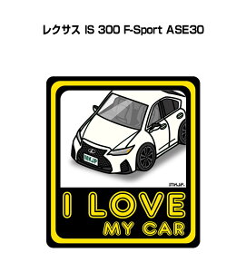 I LOVE MY CAR XebJ[ 2 ԍD io[ Mtg e j [ O NTX IS 300 F-Sport ASE30 