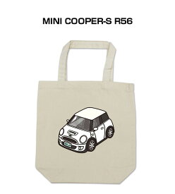 トートバッグ エコバッグ 車好き プレゼント 車 メンズ 誕生日 彼氏 男性 シンプル かっこいい 外車 MINI COOPER-S R56 送料無料