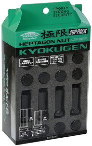 �y���������zM12×P1.25 19/21HEX 42mm�Ɍ��z�C�[���u���b�N���b�N�i�b�gSET KYO-EI�� 20�yKYOKUGEN Closed End Type L42�z�y�i��HPF3B4�z7�p���b�N�i�b�g