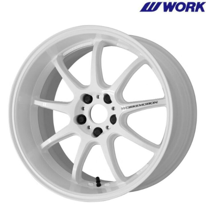 楽天市場】17インチ 4穴 100 7J WORK EMOTION D9R ホワイト ホイール 