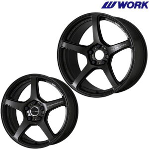 17インチ 4穴 100 7J WORK EMOTION T5R マットグラファイト ホイール単品 4本セット