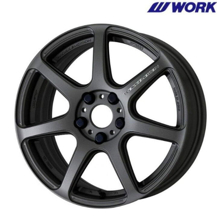楽天市場】17インチ 4穴 100 7J WORK EMOTION T7R マットカーボン 