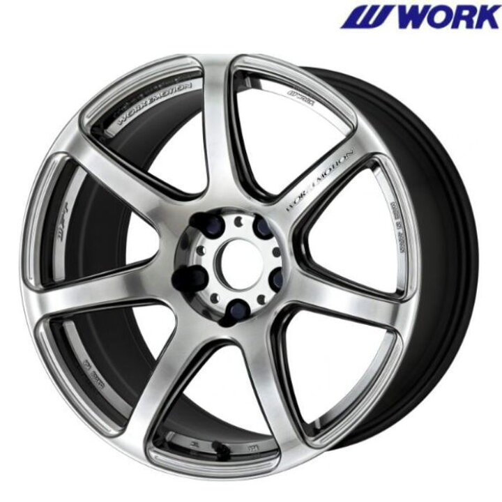 楽天市場】16インチ 4穴 100 5.5J 6.5J WORK EMOTION T7R グリミット 