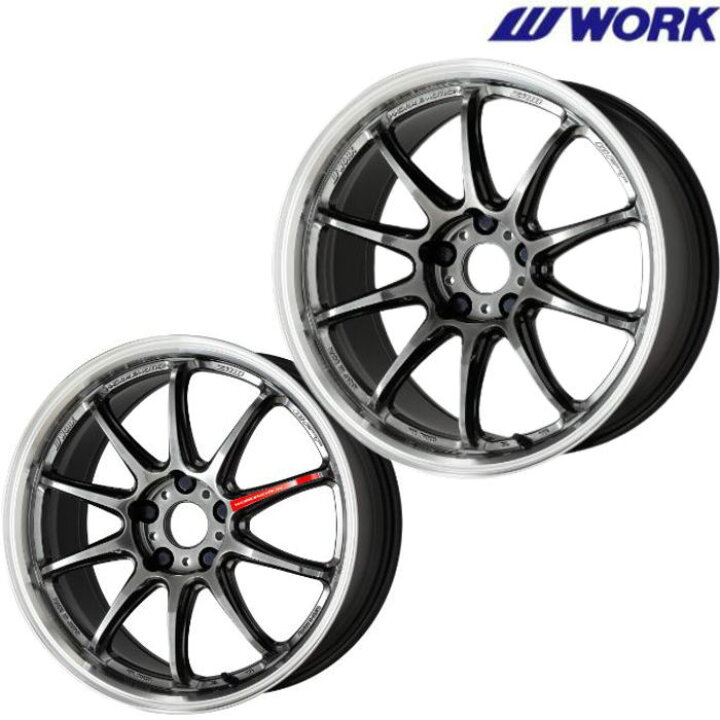 楽天市場】15インチ 4穴 100 6J WORK EMOTION ZR10 グリミットブラック 