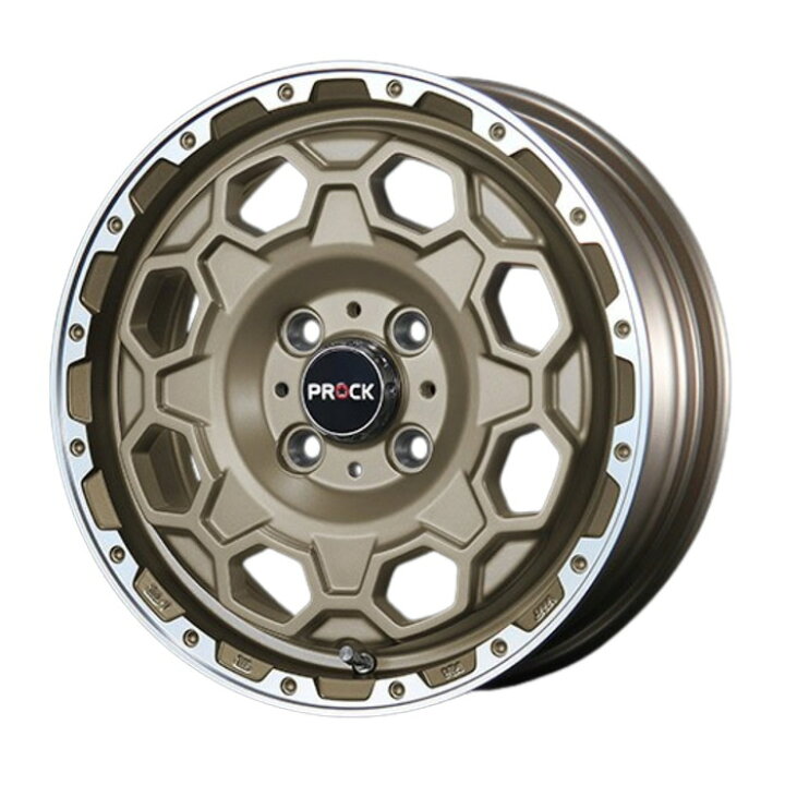 楽天市場】ホイール4本セット 14インチ 5J+32 4H-100 Bahns Tech PROCK 