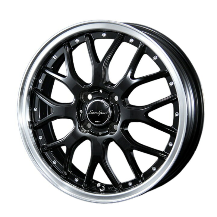 楽天市場】ホイール4本セット 17インチ 7J+53 4H-100 EuroSport Type 