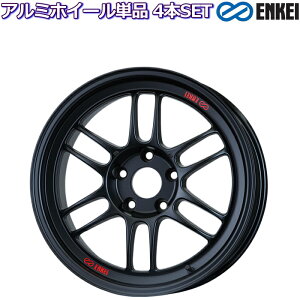 18インチ 5穴 114.3/100 7.5J/8.5J/9J/9.5J/10.5J エンケイ/ENKEI Racing RPF1 マットブラック ホイール単品 4本セット