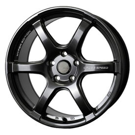 TOYO TRANPATH mpZ 215/55R18 CROSS SPEED RS6 ダイヤモンドブラック 18インチ 7.5J+48 5H-100 サマータイヤ ホイール 4本セット