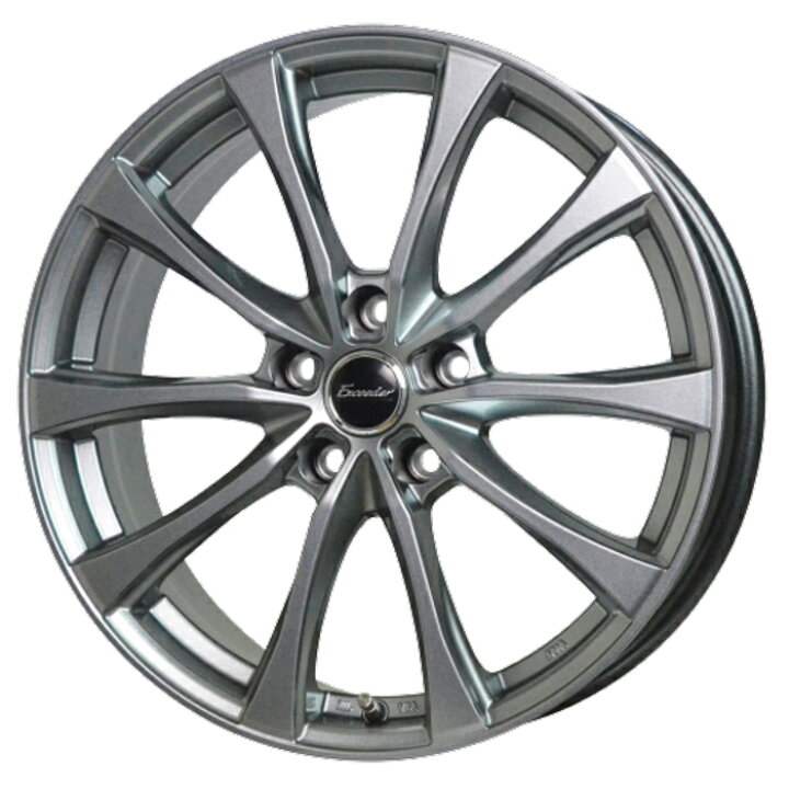 楽天市場】ホイール4本セット 17インチ 7J+55 5H-114.3 Exceeder E07 