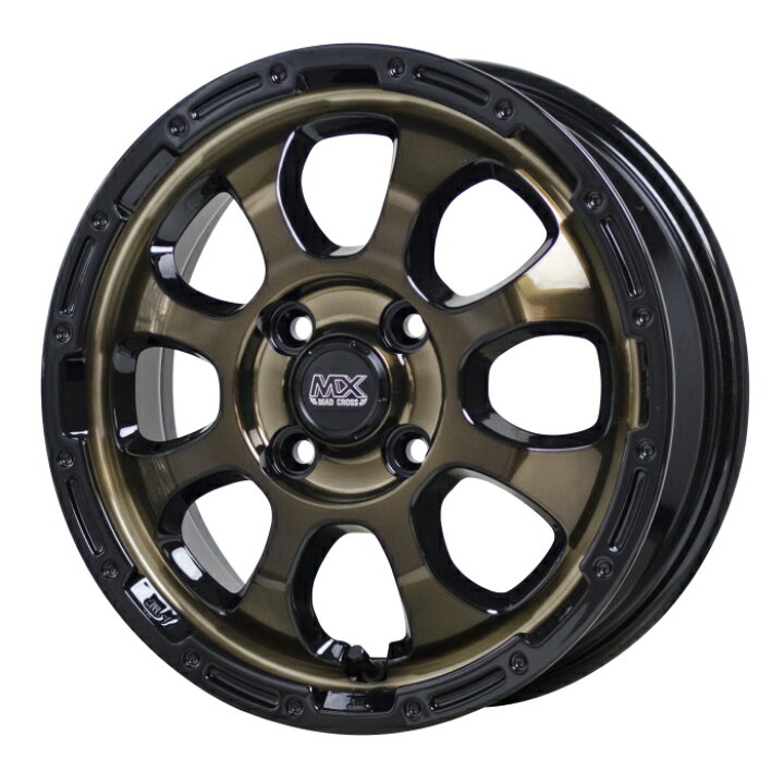 楽天市場】ホイール4本セット 14インチ 4.5J+45 4H-100 MADCROSS GRACE 