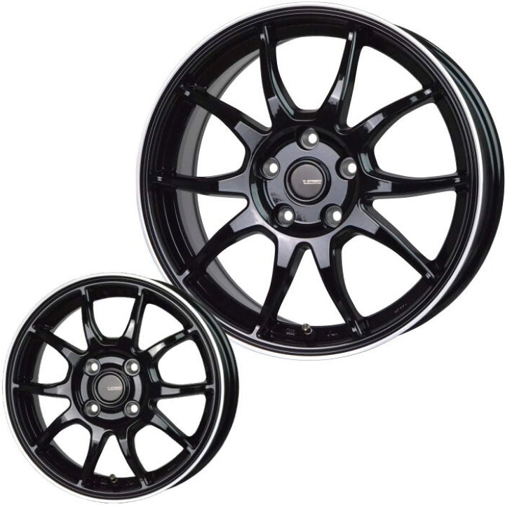 楽天市場】215/45R17 ジースピード P-06 メタリックブラック+  