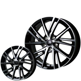 ダンロップ ウィンターマックス WM03 14インチ 165/70R14 ラフィット LW-06-2 ブラックポリッシュ 4穴 100 5J スタッドレスセット