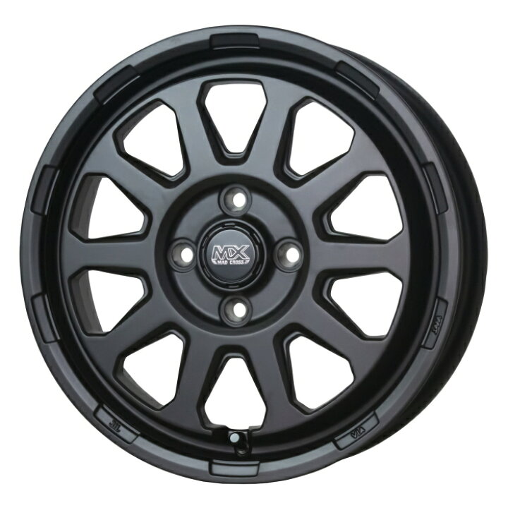 楽天市場】ホイール4本セット 14インチ 4.5J+45 4H-100 MADCROSS 