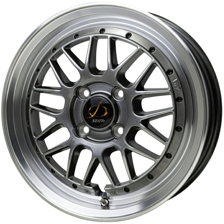 楽天市場】15インチ 4穴 100 5.5J/6.5J/7J シュティッヒ メッシュ RM 