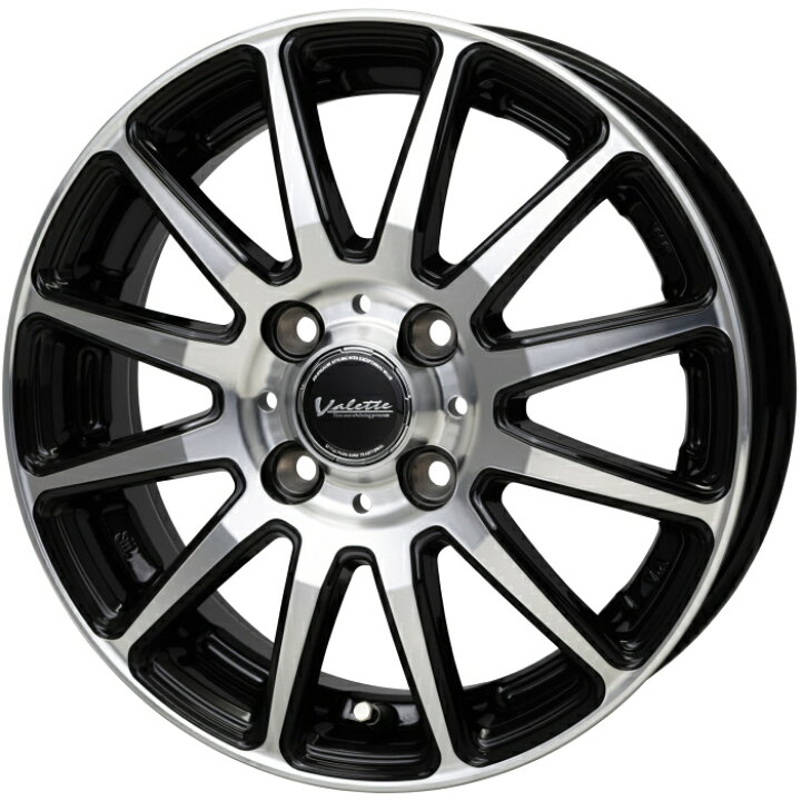 楽天市場】ホイール4本セット 14インチ 4.5J+45 4H-100 Valette 