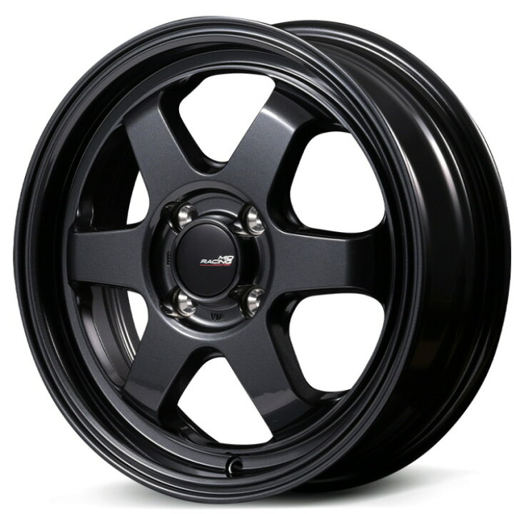 楽天市場】ホイール4本セット 15インチ 5J+45 4H-100 MID RACING R06 