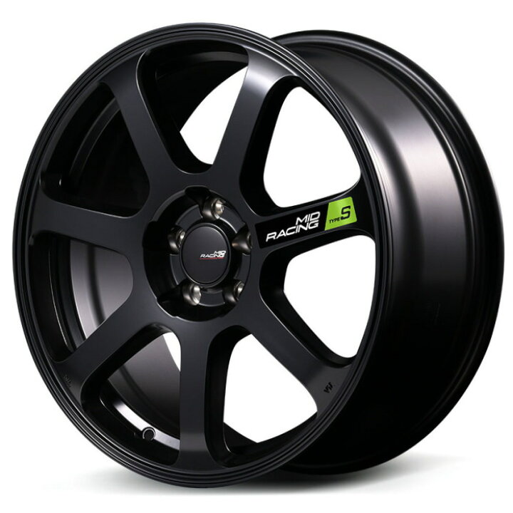 楽天市場】ホイール4本セット 17インチ 7J+48 5H-114.3 MID RACING R07 