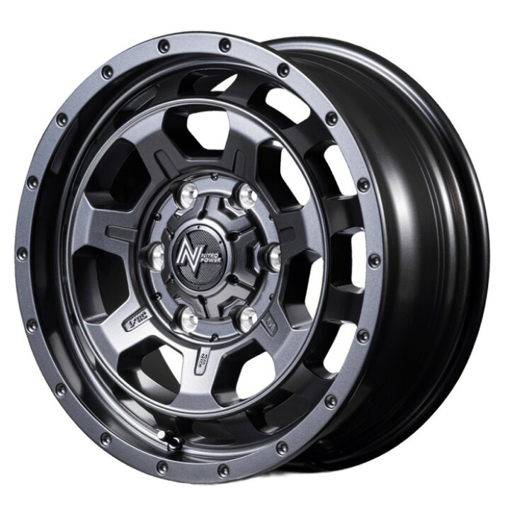 楽天市場】ホイール4本セット 16インチ 6.5J+38 6H-139.7 NITRO POWER 