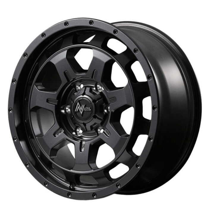 楽天市場】ホイール4本セット 18インチ 8J+55 6H-139.7 NITRO POWER M7 