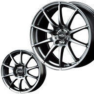 15インチ 5穴 114.3/100 6J シュナイダー スタッグ メタリックグレー ホイール単品 4本セット