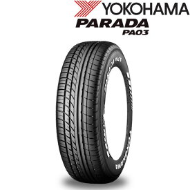 18インチ 225/50R18C 107/105H ホワイトレター YOKOHAMA PARADA Spec-X ヨコハマ パラダ サマータイヤ単品 4本セット