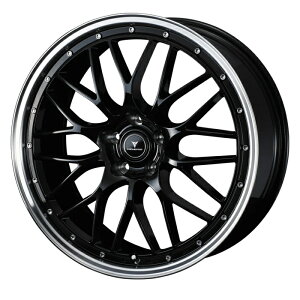 mA HNV[ 80n zC[4{Zbg NOVARIS ASSETE M1 BLACK/RIM POLISH 18C` 7.5J+53 5H-114.3